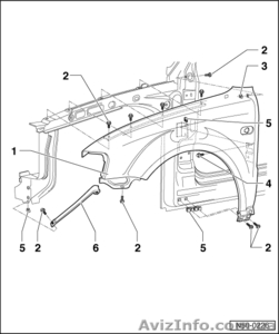 Детали кузова импортных авто #57400