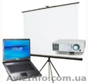 Оренда-прокат проектор мультимедійний екран переносний 240 на 200  #60042