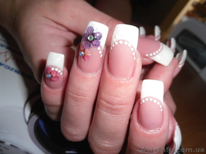 Качественное и красивое наращивание ногтей. #57616