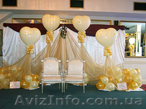 Украшение свадьбы,  юбилея,  дня рождения #67938