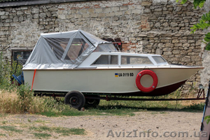 катер прогулочный с каютой для рыбалки и отдыха #61878