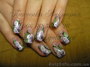 Наращивание ногтей  акрил гель ,  коррекция гель акрил #73045