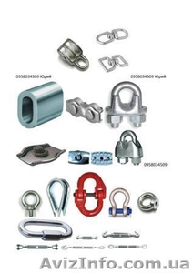  Канат(трос) стальной, Комплектующие для каната. #65947