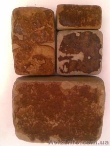 Брусчатка пилено-окатанная,  плитка(лапша) с  песчаника  #66963