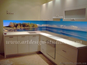 Декоративное оформление рабочей стенки кухни!  #63410