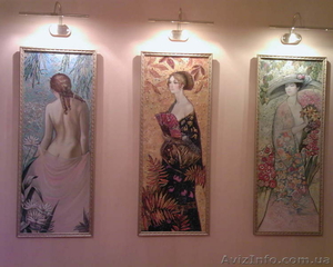 Продам картины маслом ,  экспозиция из 3 шт. #73948