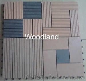 Доска террасная,  композитная,  палубная / Декинг #71976