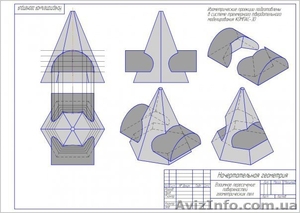 Чертежи на компьютере,  набор текста #72916