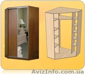 Шкаф-купе угловой ШУ-2  #80627