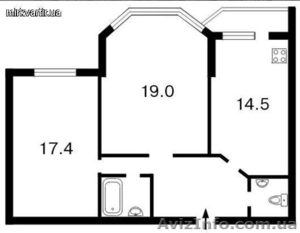 Срочно продам 2-к квартиру по просп. Григоренко 28 БЕЗ КОМІСІЇ.  #84628