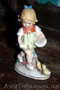 статуэтки 2-е,  фарфор,  Германия,  начало 20 века #82713