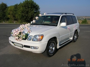 БЕЛЫЙ автомобиль LEXUS НА СВАДЬБУ #78661