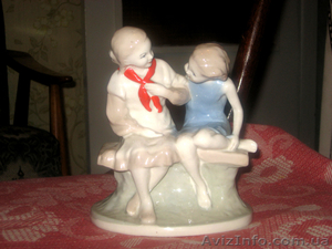 Две пионерки фарфор #86063
