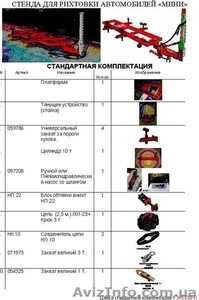 Стед для рихтовки.Рамного типа или плптформенного РОСМА,  МИНИ МАСТЕР , Универсал #82566