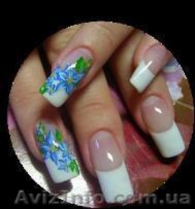 Маникюр,  педикюр,  наращивание ресниц #85361