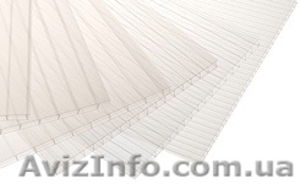 Поликарбонат в ассортименте,  монолитный и сотовый,  опт и розница. #78526