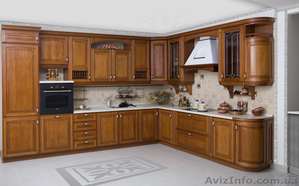 Кухни из натурального дерева на заказ #93144