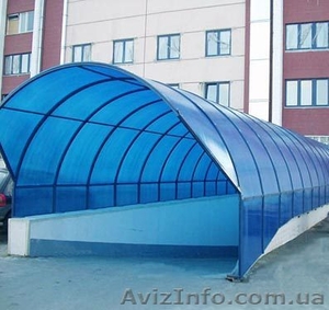 козырьки и навесы из поликарбоната #97901