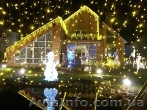 праздничное оформление зданий к праздникам   #101257