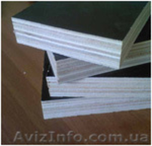   Фанера влагостойкая,  водостойкая под паркет,  ламинированная для опалубки   #90423