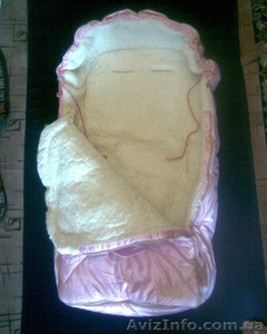 конверт зимний (овчина) для девочки #88038