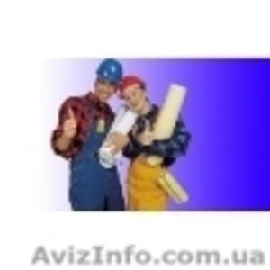 Поклейка обоев. Малярно-штукатурные работы. Ремонт квартир. Ремонт офисов. #101735