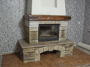 Облицовка каминов,  изготовление каминных порталов #93286