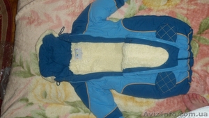 конбинезон- трансформер  детский на овчине р. 74 #113363