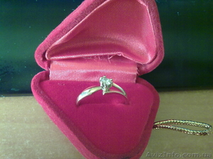 Кольцо с бриллиантом. #107404