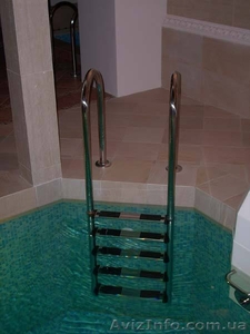 Лестницы в бассейн из нержавеющей стали #106415