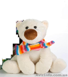 Продам оптом мягкую игрушку - полярный мишка #108512