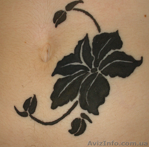 Татуировка,  роспись хной #119285