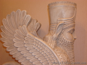 Скульптура человеко-птица-лев #112015