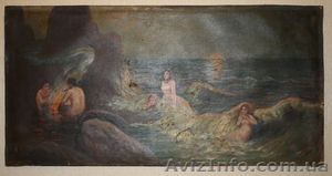 Катарбинский!картина+рама #105579