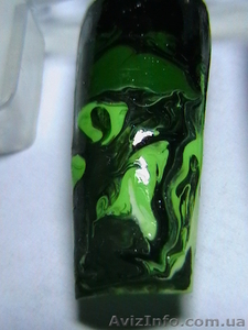 маникюр,  наращивание ногтей гелем #114900