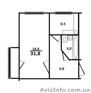 Продам квартиру 1- комн. Курчатова 1Г #108897