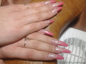 Наращивание ногтей в Донецке,  недорого #106261