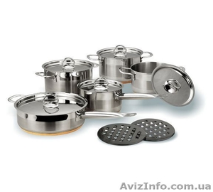 При покупке Набор посуды Vitesse Copper - подарок  Чайник Vitesse #89901