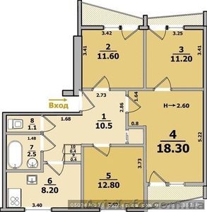 Срочно продам 4к.кв. Блюхера #122492