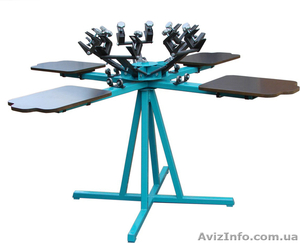 Шелкотрафаретное оборудование. Карусельные станки #122607