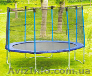 Батут с защитной сеткой (D=2.44м) #134321