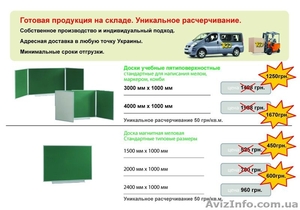 Акция на школьную магнитно-меловую  доску 1500х1000 мм.  ВСЕГО 450, 00 ГРН!  #120963