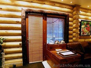 Жалюзи деревянные-бамбуковые, натуральные недорого. #124255