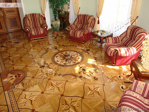 Паркет, паркетная массивная доска, венецианские штукатурки, мебель. #138876