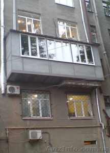 Строительство балконов. Вынос балконов. Монтаж ж/б перекрытий.  #138212