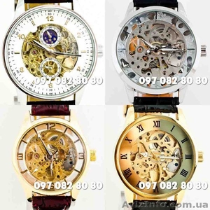 Механические часы Goer Winner skeleton мужские и женские. Ассортимент. #147673