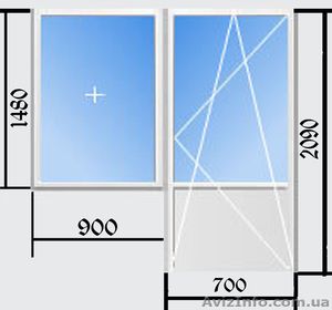 Продам бу балконный блок #140586