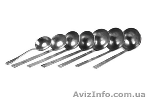 Алюминиевые столовые черпаки  разных размеров. #147785