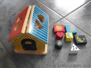 Дом-сортер-конструктор деревянный ТСМ #155715