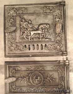 Старинные печные дверцы,  Римская Боевая Колесница  #142447